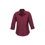 Ladies Plain Oasis 3/4 Sleeve Shirt - LB3600-Queensland Workwear Supplies