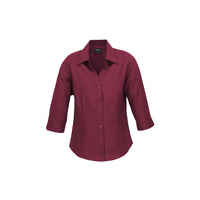 Ladies Plain Oasis 3/4 Sleeve Shirt - LB3600-Queensland Workwear Supplies