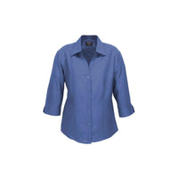 Ladies Plain Oasis 3/4 Sleeve Shirt - LB3600-Queensland Workwear Supplies
