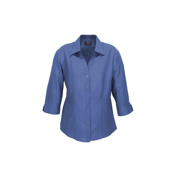 Ladies Plain Oasis 3/4 Sleeve Shirt - LB3600-Queensland Workwear Supplies