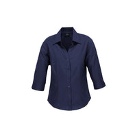 Ladies Plain Oasis 3/4 Sleeve Shirt - LB3600-Queensland Workwear Supplies