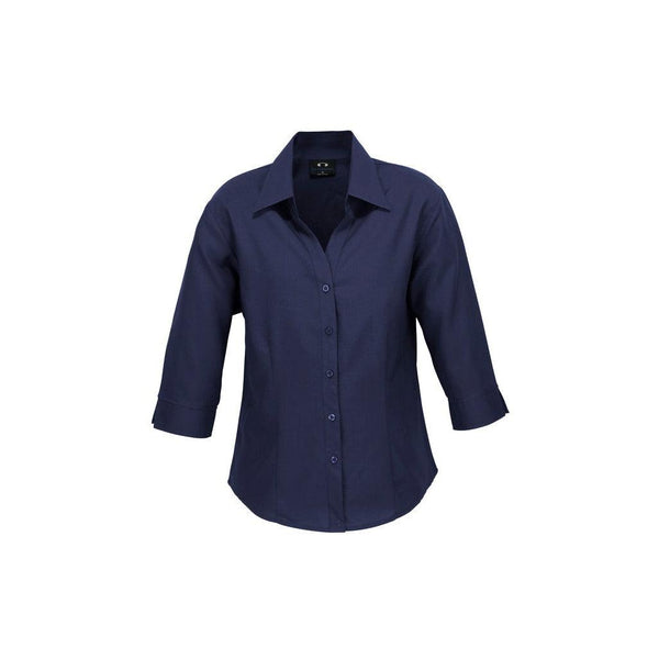 Ladies Plain Oasis 3/4 Sleeve Shirt - LB3600-Queensland Workwear Supplies