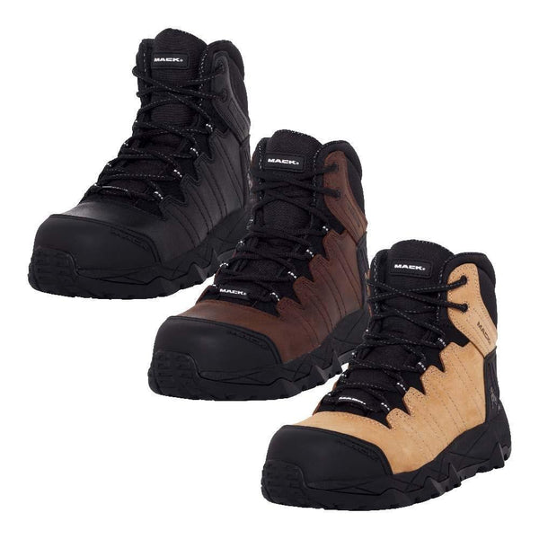 Mack Octane Composite 300C Unisex Laceup Safety Boot- MK0OCTANE-Queensland Workwear Supplies