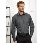 Mens Bondi Long Sleeve Shirt - S306ML-Queensland Workwear Supplies