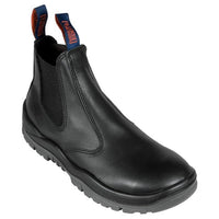 Mongrel Black Kip Elastic Sided Boot - 240020-Queensland Workwear Supplies