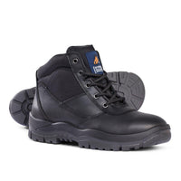 Mongrel Black Lace Up Boot - 260020-Queensland Workwear Supplies