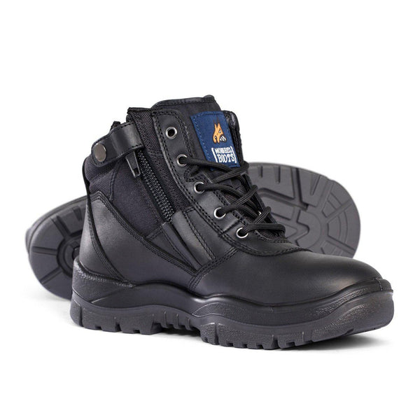 Mongrel Black Non-Safety ZipSider Boot - 961020-Queensland Workwear Supplies