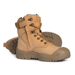 Mongrel Wheat High Leg ZipSider Boot w/ Scuff Cap - 561050-Queensland Workwear Supplies