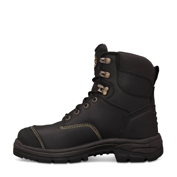 Oliver 150mm Black Lace Up Boot - 55-345-Queensland Workwear Supplies