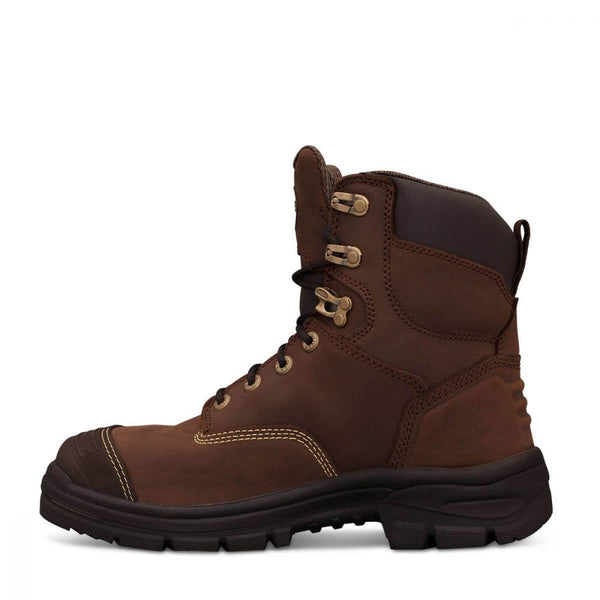 Oliver 150mm Brown Lace Up Boot - 55-337-Queensland Workwear Supplies