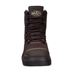 Oliver 150mm Brown Lace Up Boot - Waterproof and Caustic Resistant - 65-490-Queensland Workwear Supplies
