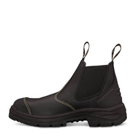 Oliver Black Elastic Sided Boot - 55-320-Queensland Workwear Supplies