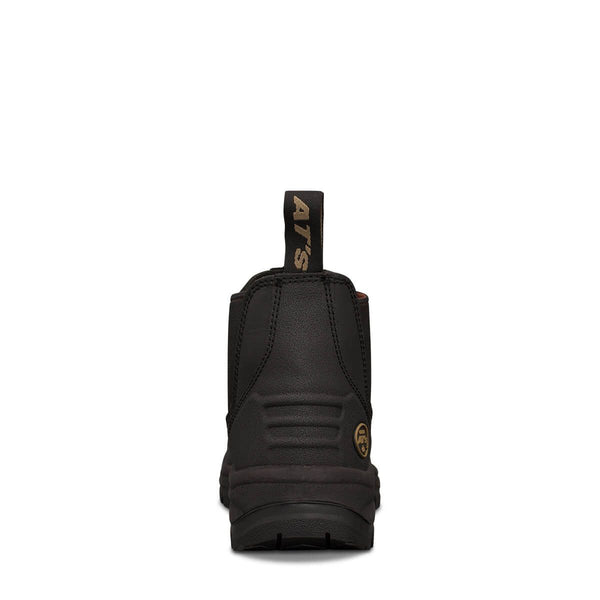 Oliver Black Elastic Sided Boot - 55-320-Queensland Workwear Supplies