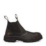 Oliver Black Elastic Sided Boot - 55-320-Queensland Workwear Supplies