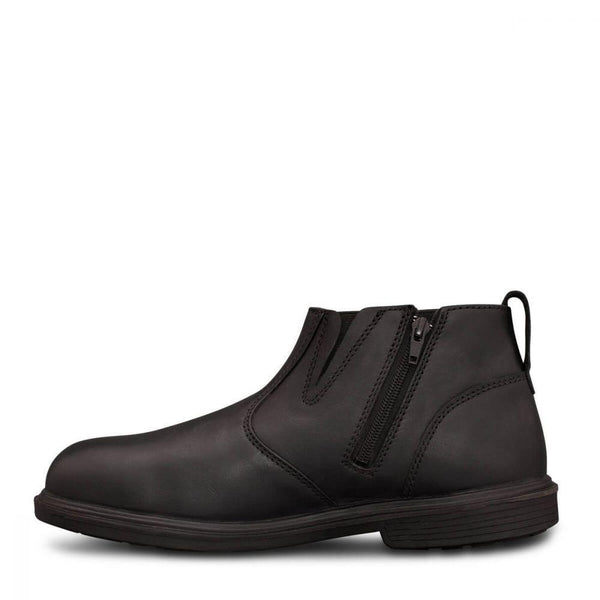 Oliver Black Zip Side Boot - 38-265-Queensland Workwear Supplies