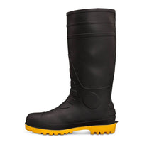 Oliver Kings Black Safety Gumboot with Penetration Protection - 10-105-Queensland Workwear Supplies