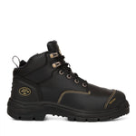 Oliver Left Zip 130mm Black Boot - 55-340Z-Queensland Workwear Supplies