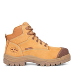 Oliver Left Zip 130mm Wheat Composite Safety Toe Hiker Boot - 45-630Z-Queensland Workwear Supplies