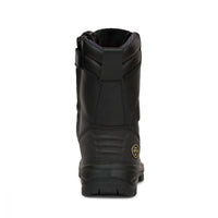 Oliver Left Zip 200mm Hi-Leg Black Boot - 55-380-Queensland Workwear Supplies
