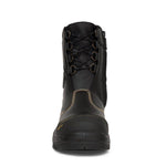 Oliver Left Zip 200mm Hi-Leg Black Boot - 55-380-Queensland Workwear Supplies