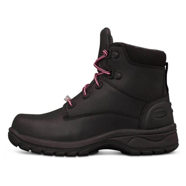 Oliver Womens Black Zip Sided Boot - 49-445Z-Queensland Workwear Supplies