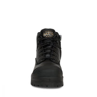 Oliver Zip 130mm Black Composite Safety Toe Hiker Boot - 45-640Z-Queensland Workwear Supplies