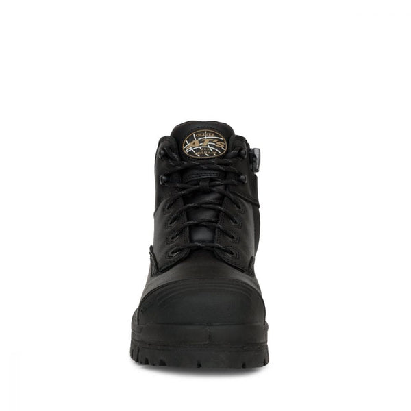Oliver Zip 130mm Black Composite Safety Toe Hiker Boot - 45-640Z-Queensland Workwear Supplies