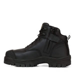 Oliver Zip 130mm Black Composite Safety Toe Hiker Boot - 45-640Z-Queensland Workwear Supplies