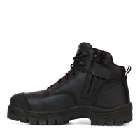 Oliver Zip 130mm Black Composite Safety Toe Hiker Boot - 45-640Z-Queensland Workwear Supplies