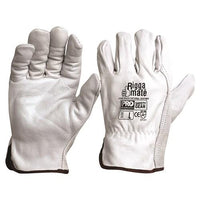 ProChoice Riggamate Cow Grain Natural Leather Rigger Gloves - CGL41NS-Queensland Workwear Supplies