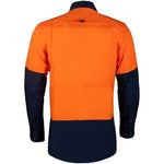 Ritemate RMX 2 Tone Flexible Fit Utility Shirt - RMX003-Queensland Workwear Supplies