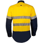 Ritemate RMX Taped 2 Tone Flexible Fit Utility Shirt - RMX003R-Queensland Workwear Supplies