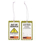 SAFETY TAG -125mm x 75mm - 100 tags