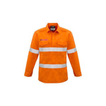 Syzmik Mens FR Closed Front Hooped Taped Shirt - ZW134-Queensland Workwear Supplies
