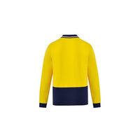 Syzmik Mens Hi Vis Cotton L/S Polo - ZH430-Queensland Workwear Supplies