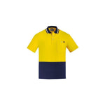 Syzmik Mens Hi Vis Cotton S/S Polo - ZH435-Queensland Workwear Supplies