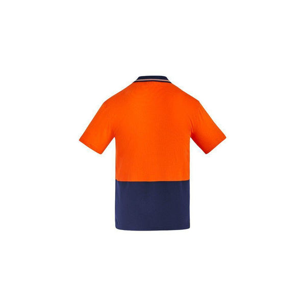 Syzmik Mens Hi Vis Cotton S/S Polo - ZH435-Queensland Workwear Supplies