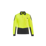 Syzmik Mens Hi Vis Flux L/S Polo - ZH310-Queensland Workwear Supplies