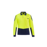 Syzmik Mens Hi Vis Flux L/S Polo - ZH310-Queensland Workwear Supplies