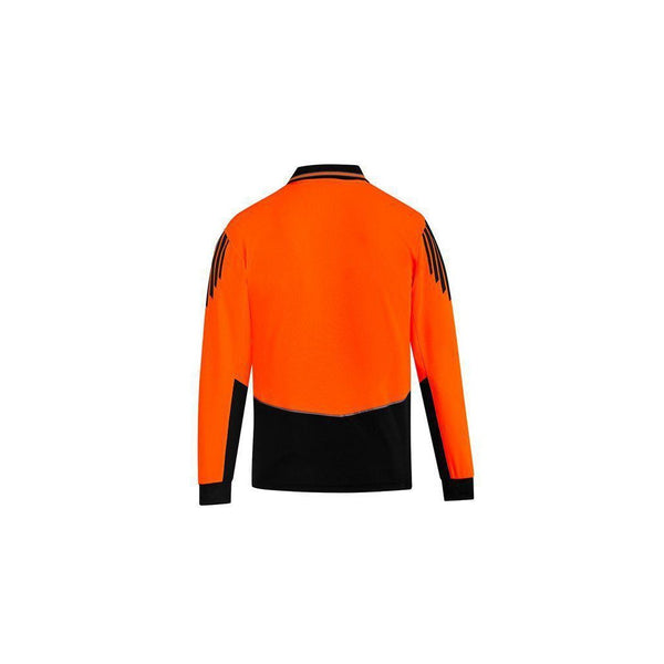 Syzmik Mens Hi Vis Flux L/S Polo - ZH310-Queensland Workwear Supplies