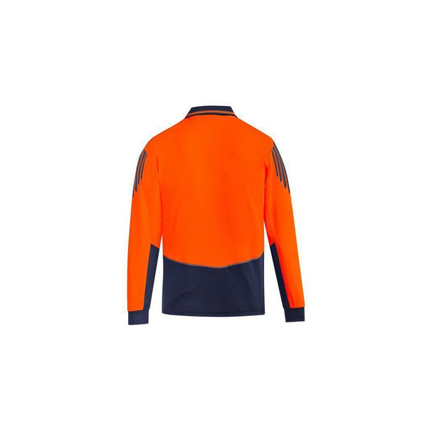 Syzmik Mens Hi Vis Flux L/S Polo - ZH310-Queensland Workwear Supplies