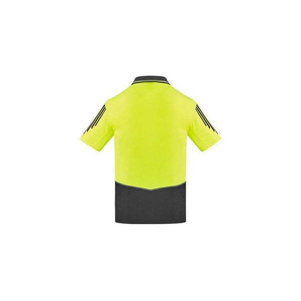 Syzmik Mens Hi Vis Flux S/S Polo - ZH315-Queensland Workwear Supplies