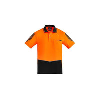 Syzmik Mens Hi Vis Flux S/S Polo - ZH315-Queensland Workwear Supplies