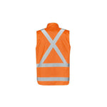 Syzmik Mens Hi Vis X Back Taped 4 in 1 Waterproof Jacket - ZJ616-Queensland Workwear Supplies