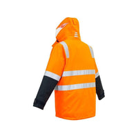 Syzmik Mens HiVis 4-in-1 Waterproof Jacket - ZJ532-Queensland Workwear Supplies