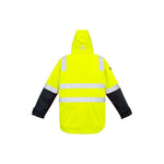 Syzmik Mens HiVis 4-in-1 Waterproof Jacket - ZJ532-Queensland Workwear Supplies