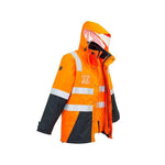Syzmik Mens HiVis 4-in-1 Waterproof Jacket - ZJ532-Queensland Workwear Supplies