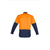 Syzmik Mens HiVis Closed Front Long Sleeve Shirt - ZW560-Queensland Workwear Supplies