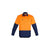 Syzmik Mens HiVis Closed Front Long Sleeve Shirt - ZW560-Queensland Workwear Supplies
