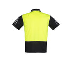 Syzmik Mens HiVis Zone Short Sleeve Polo - ZH236-Queensland Workwear Supplies